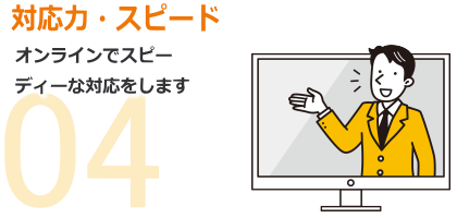 対応力・スピード