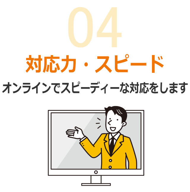 対応力・スピード